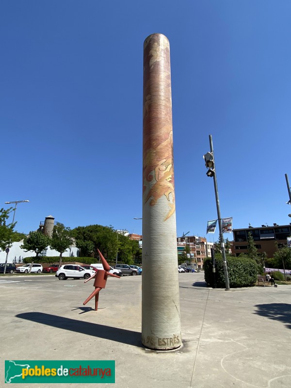 Sant Just Desvern - Escultura <i>Estrès</i> (Foto: Albert Esteves, 2021) Sant Just Desvern - Escultura <i>Estrès</i>