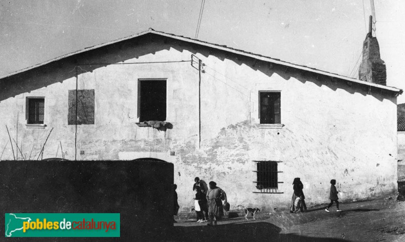 Sant Just Desvern - Can Campreciós (Foto: Antoni Gallardo -Arxiu fotogràfic Centre Excursionista de Catalunya-, 1912-29) Sant Just Desvern - Can Campreciós