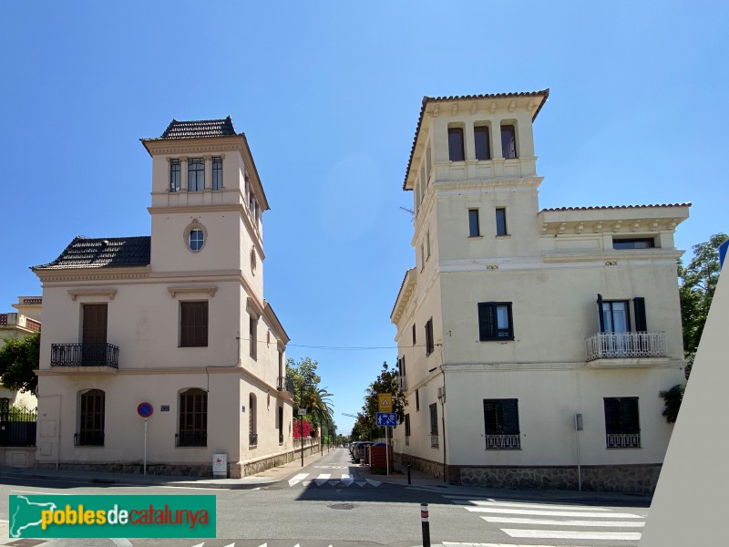 Sant Just Desvern - Cases Bassols i Solé (Foto: Albert Esteves, 2021) Sant Just Desvern - Cases Bassols i Solé