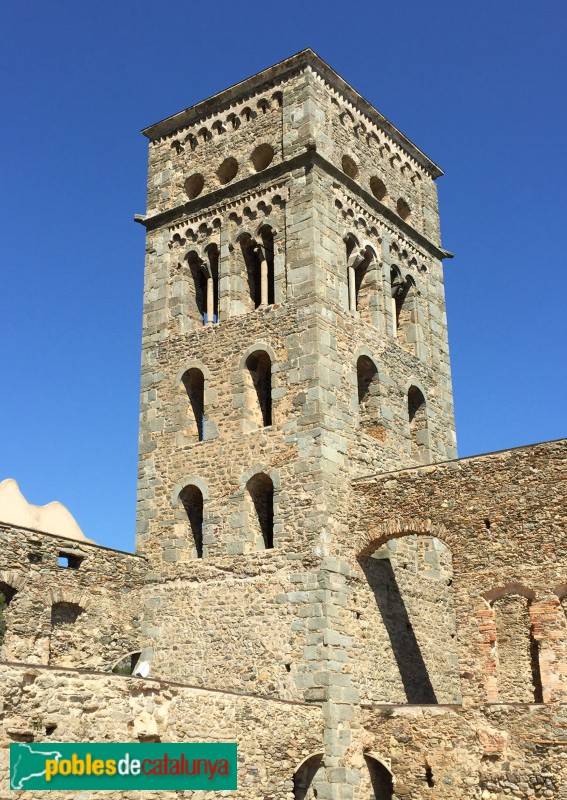 Port de la Selva - Sant Pere de Rodes. Campanar (Foto: <i>Gustau Zariquiey</i>, 2018) Port de la Selva - Sant Pere de Rodes. Campanar