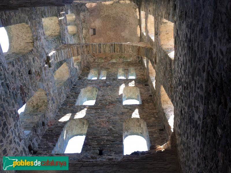 Port de la Selva - Sant Pere de Rodes. Interior del campanar (Foto: <i>Gustau Zariquiey</i>, 2018) Port de la Selva - Sant Pere de Rodes. Interior del campanar