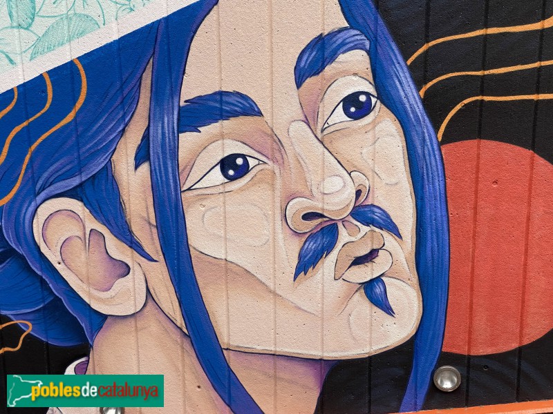 Barcelona - Mural de l'Illa (Foto: Albert Esteves, 2021) Barcelona - Mural de l'Illa