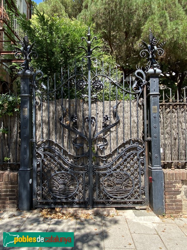 Barcelona - Av. Pedralbes, 46-48 (Casa Hurtado) (Foto: Albert Esteves, 2021) Barcelona - Av. Pedralbes, 46-48 (Casa Hurtado)