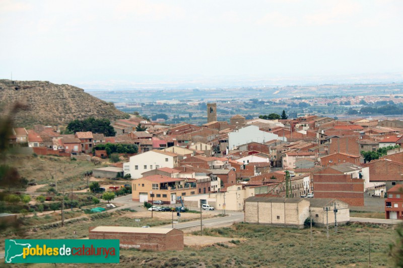 Panoràmica de Castelldans (Foto: Albert Esteves, 2021) Panoràmica de Castelldans