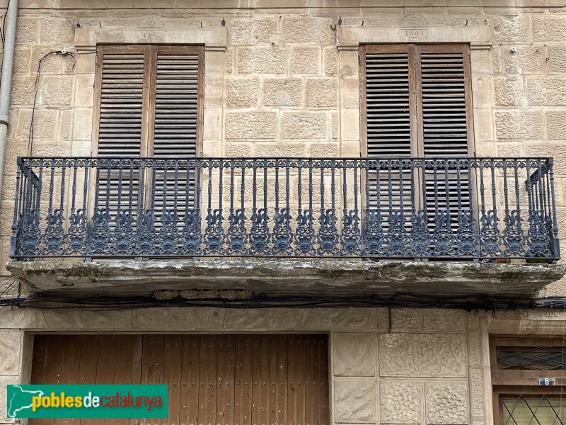 Un balcó de Castelldans (Foto: Albert Esteves, 2021) Un balcó de Castelldans