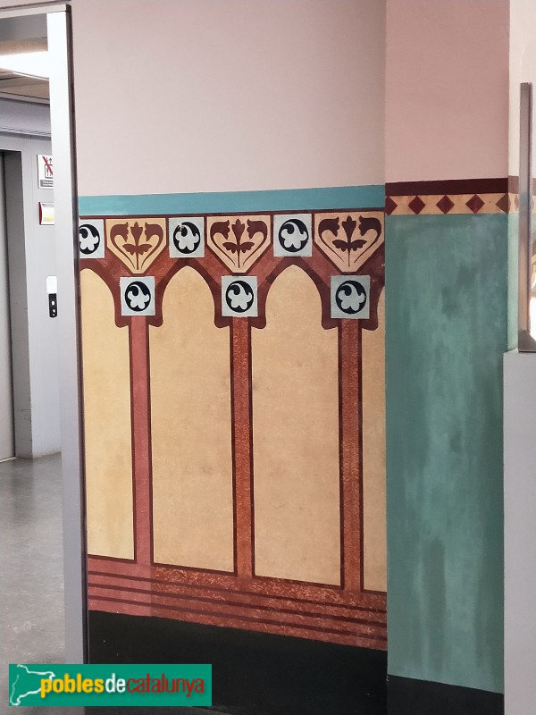 Barcelona - Casa de la Maternitat. Interior del pavelló Mestral (Foto: Anna Corcoll, 2021) Barcelona - Casa de la Maternitat. Interior del pavelló Mestral