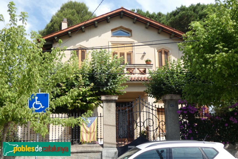 Gelida - Av. Colomer, 17 (Casa Serra) (Foto: Valentí Pons, 2021) Gelida - Av. Colomer, 17 (Casa Serra)