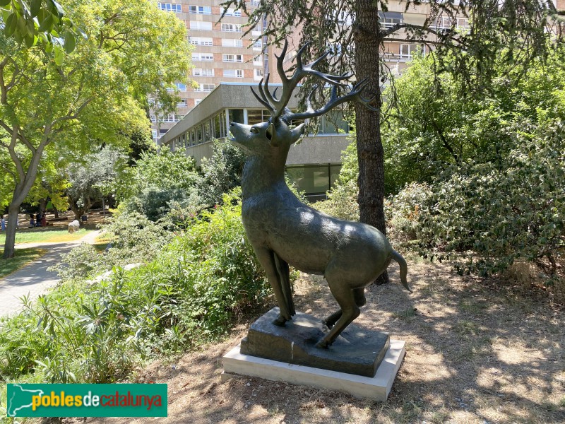 Barcelona - Escultures d'animals als Jardins Vicens Vives