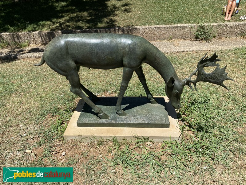 Barcelona - Escultures d'animals als Jardins Vicens Vives