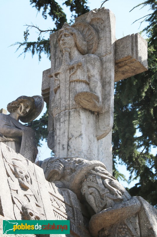 Sabadell - Cementiri. Panteó Joan Carol (Foto: Albert Esteves, 2021) Sabadell - Cementiri. Panteó Joan Carol