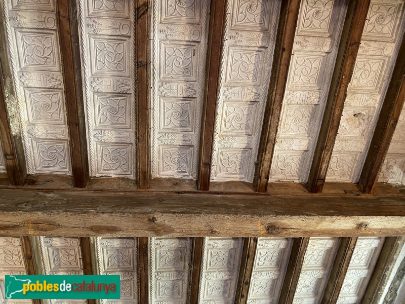 La Floresta - Castell. Sostres enteixinats