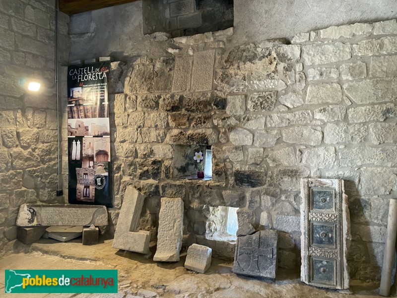 La Floresta - Castell. Interior (Foto: Albert Esteves, 2021) La Floresta - Castell. Interior