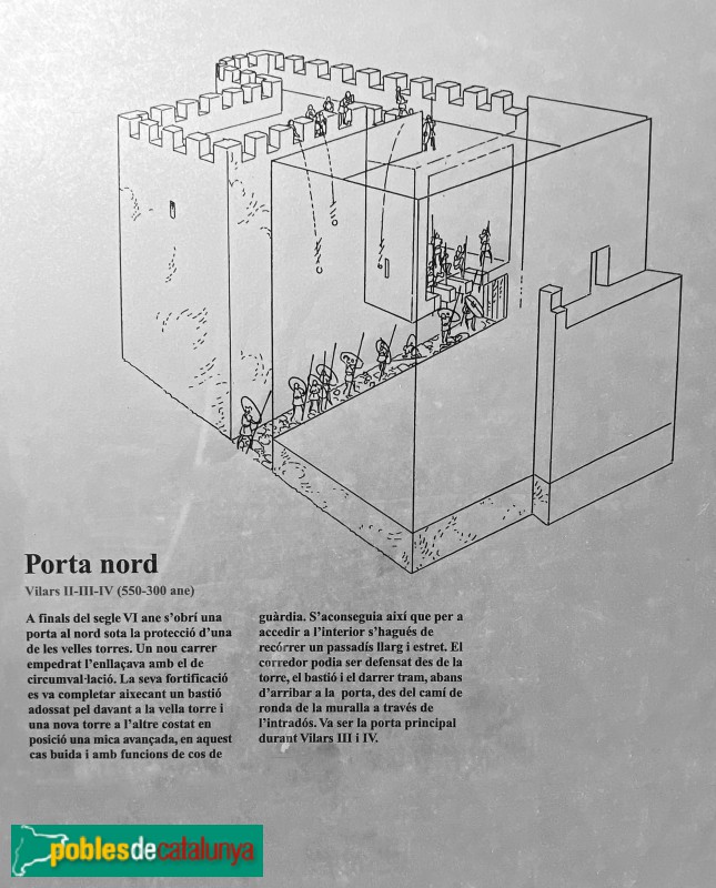 Arbeca - Fortalesa ibèrica dels Vilars. Cartell in situ (Foto: Albert Esteves, 2021) Arbeca - Fortalesa ibèrica dels Vilars. Cartell in situ