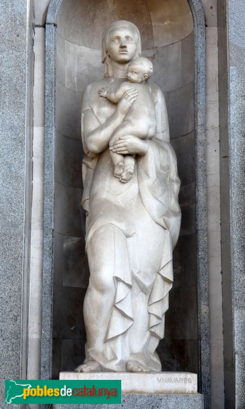 Barcelona - Passeig de Sant Joan, 10. Maternitat de Vicenç Navarro (Foto: Valentí Pons, 2021) Barcelona - Passeig de Sant Joan, 10. Maternitat de Vicenç Navarro