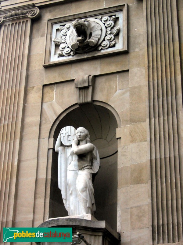 Barcelona - Edifici del Banc d'Espanya (després Caixa Catalunya) (Foto: Albert Esteves, 2006) Barcelona - Edifici del Banc d'Espanya (després Caixa Catalunya)