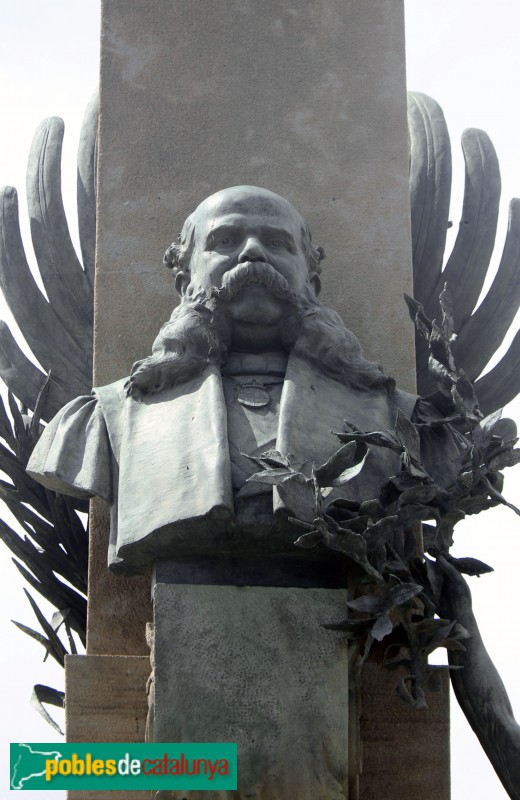 Barcelona - Monument a Rius i Taulet (Foto: Albert Esteves, 2021) Barcelona - Monument a Rius i Taulet