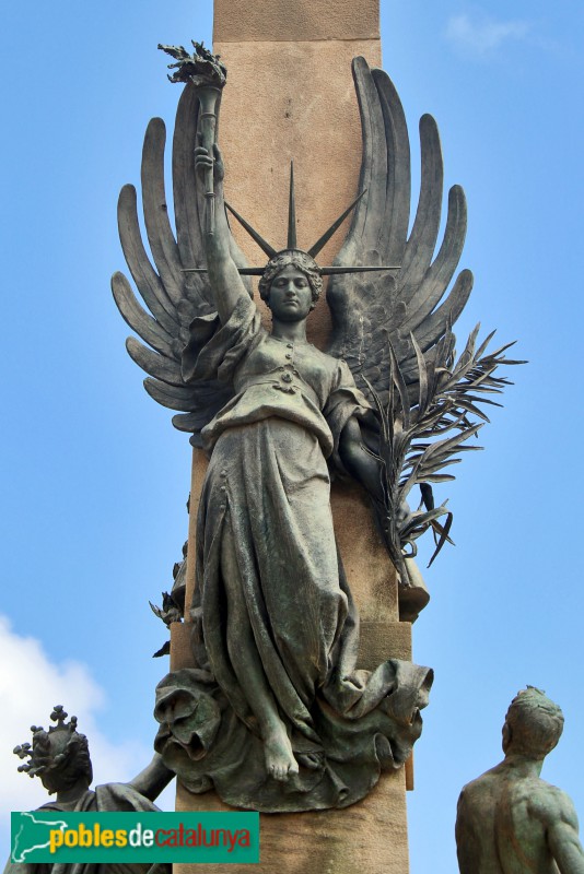 Barcelona - Monument a Rius i Taulet (Foto: Albert Esteves, 2021) Barcelona - Monument a Rius i Taulet