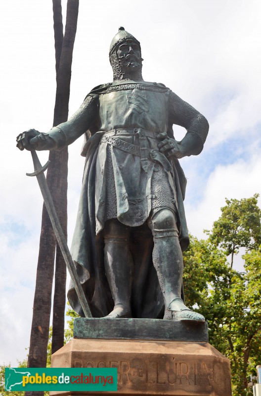 Barcelona - Monument a Roger de Llúria (Foto: Albert Esteves, 2021) Barcelona - Monument a Roger de Llúria