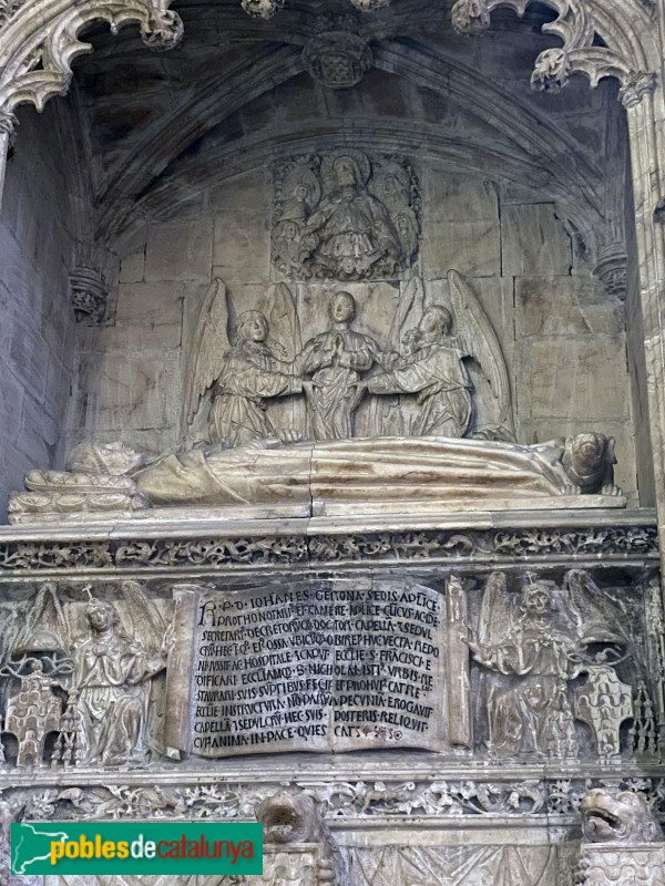 Tortosa - Catedral. Sepulcre de Joan Girona