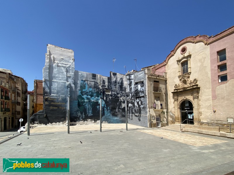 Tortosa - Mural dedicat a Gerard Vergés (Foto: Albert Esteves, 2021) Tortosa - Mural dedicat a Gerard Vergés
