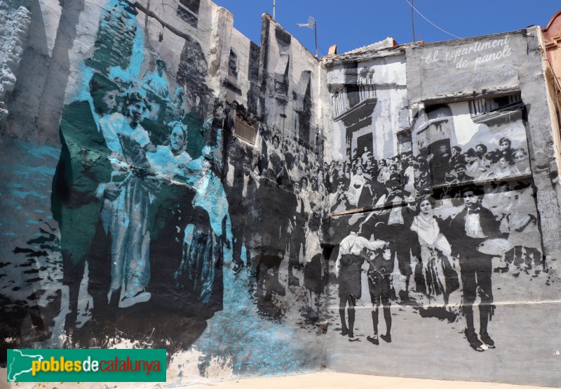 Tortosa - Mural dedicat a Gerard Vergés (Foto: Albert Esteves, 2021) Tortosa - Mural dedicat a Gerard Vergés