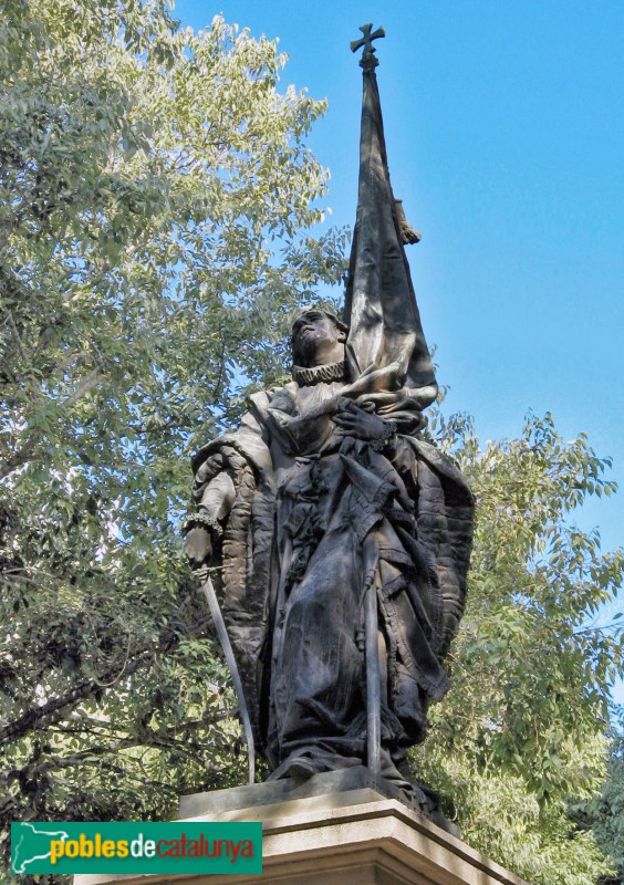 Barcelona - Monument a Rafael Casanova (Foto: Albert Esteves, 2007) Barcelona - Monument a Rafael Casanova