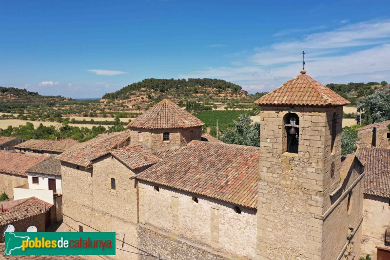 La Pobla de Cérvoles - Església de Santa Maria de la Junquera (Foto: Francesc Vidal-Barraquer, 2021) La Pobla de Cérvoles - Església de Santa Maria de la Junquera