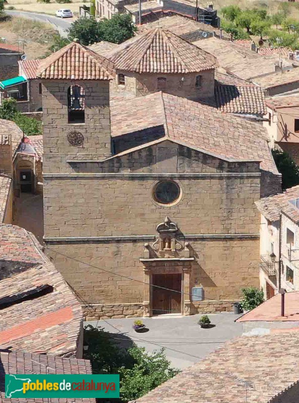 La Pobla de Cérvoles - Església de Santa Maria de la Junquera (Foto: Francesc Vidal-Barraquer, 2021) La Pobla de Cérvoles - Església de Santa Maria de la Junquera