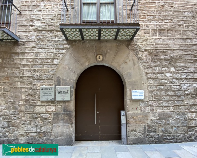 Barcelona - Carrer Vigatans, 4 (Foto: Albert Esteves, 2020) Barcelona - Carrer Vigatans, 4