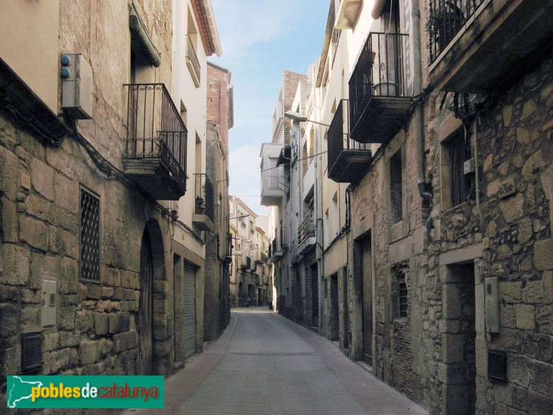Vimbodí - Carrer Major (Foto: Albert Esteves, 2009) Vimbodí - Carrer Major