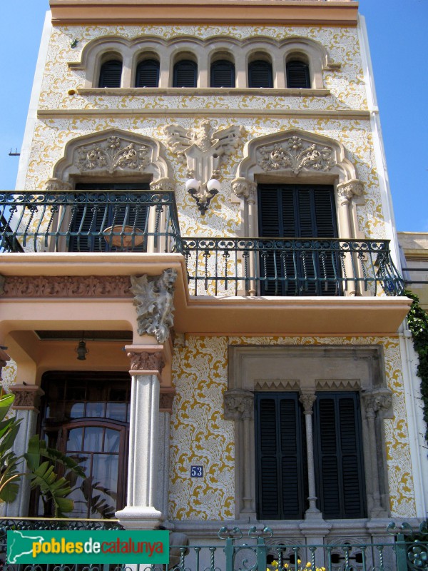 El Masnou - Casa Eulàlia Matas (Foto: Albert Esteves, 2007) El Masnou - Casa Eulàlia Matas