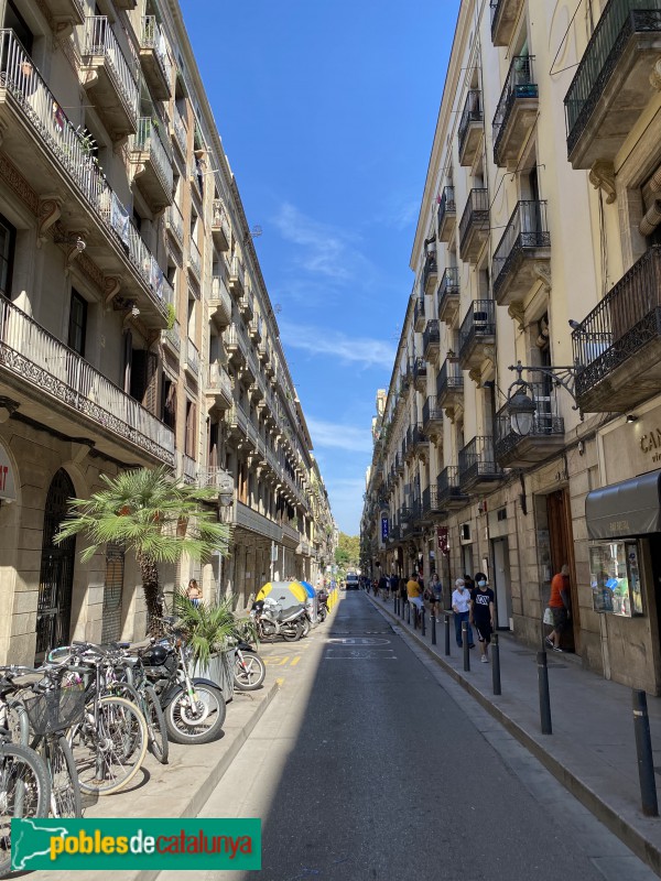 Barcelona - Carrer Princesa (Foto: Albert Esteves, 2021) Barcelona - Carrer Princesa