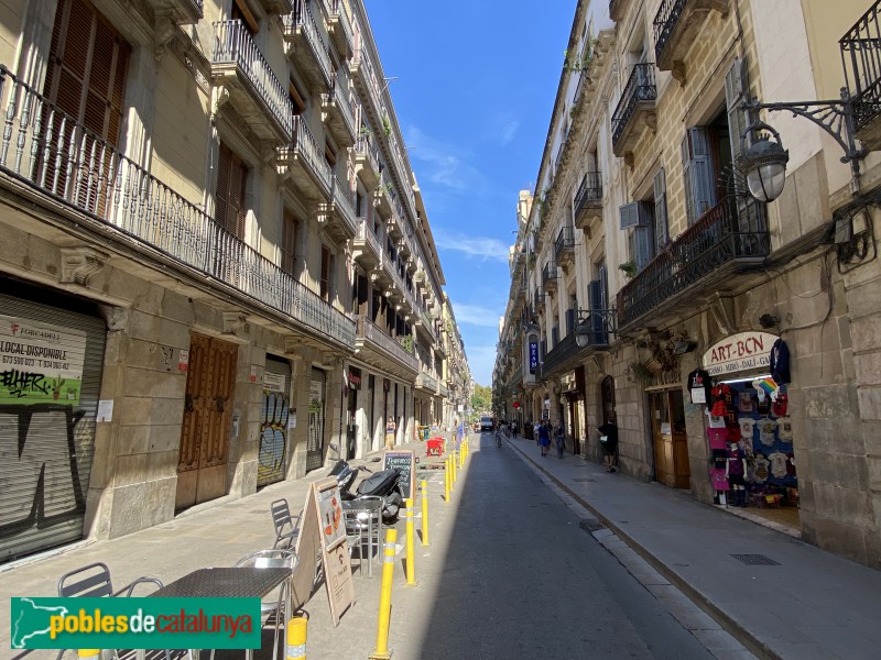 Barcelona - Carrer Princesa (Foto: Albert Esteves, 2021) Barcelona - Carrer Princesa