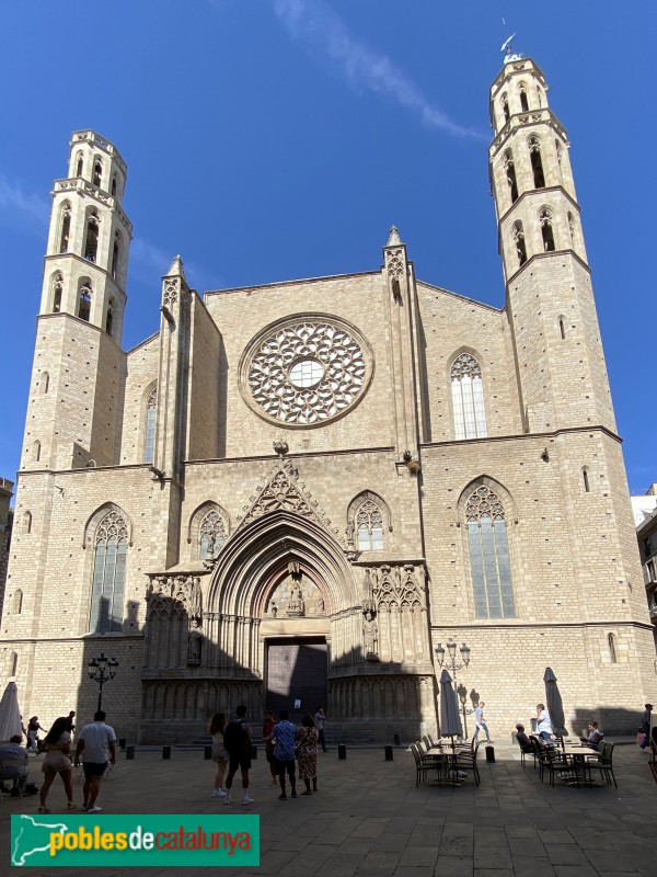 Barcelona - Santa Maria del Mar. Exterior