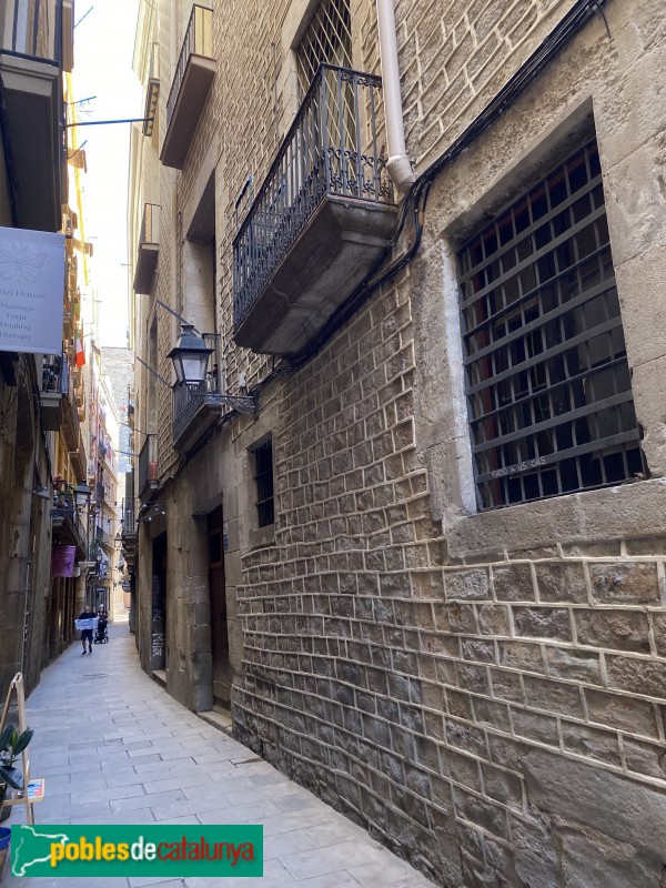 Barcelona - Carrer Mirallers (Foto: Albert Esteves, 2021) Barcelona - Carrer Mirallers