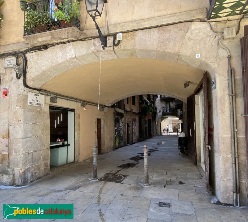 Barcelona - Volta dels Tamborets (Foto: Albert Esteves, 2021) Barcelona - Volta dels Tamborets