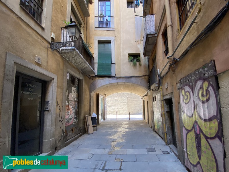Barcelona - Volta dels Tamborets (Foto: Albert Esteves, 2021) Barcelona - Volta dels Tamborets