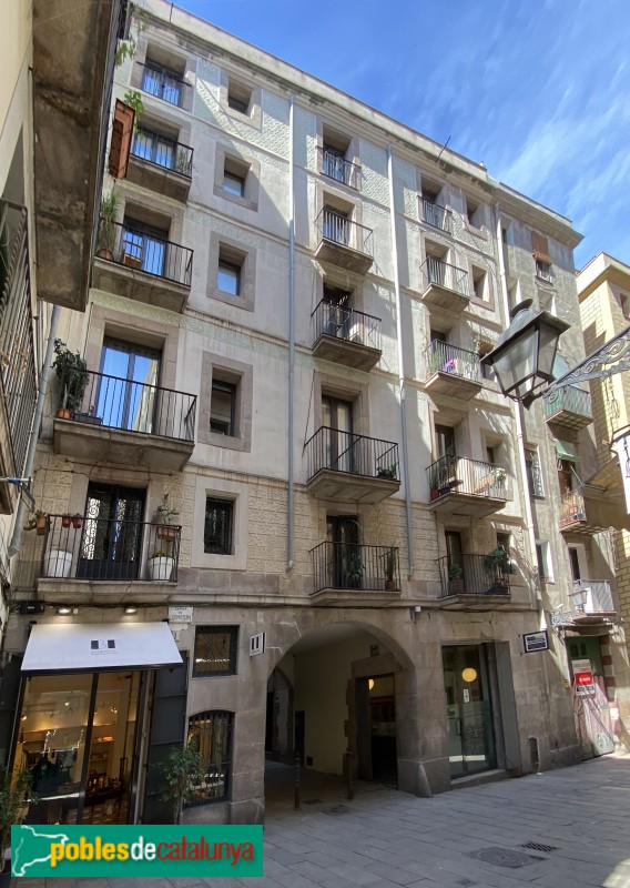 Barcelona - Carrer Esparteria, 1 (Foto: Albert Esteves, 2021) Barcelona - Carrer Esparteria, 1