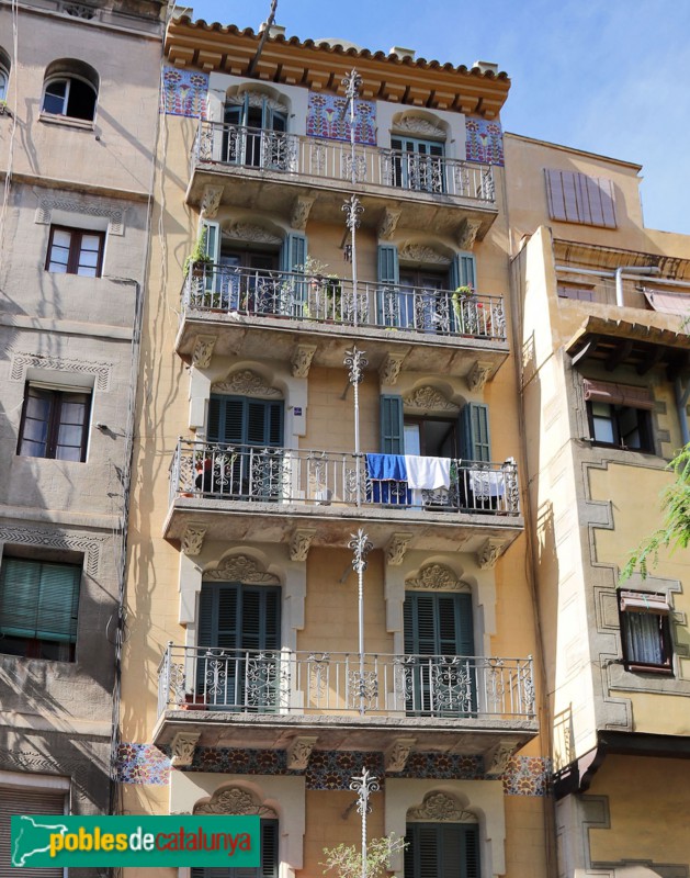 Barcelona - Plaça de les Olles, 6 (Foto: Albert Esteves, 2021) Barcelona - Plaça de les Olles, 6