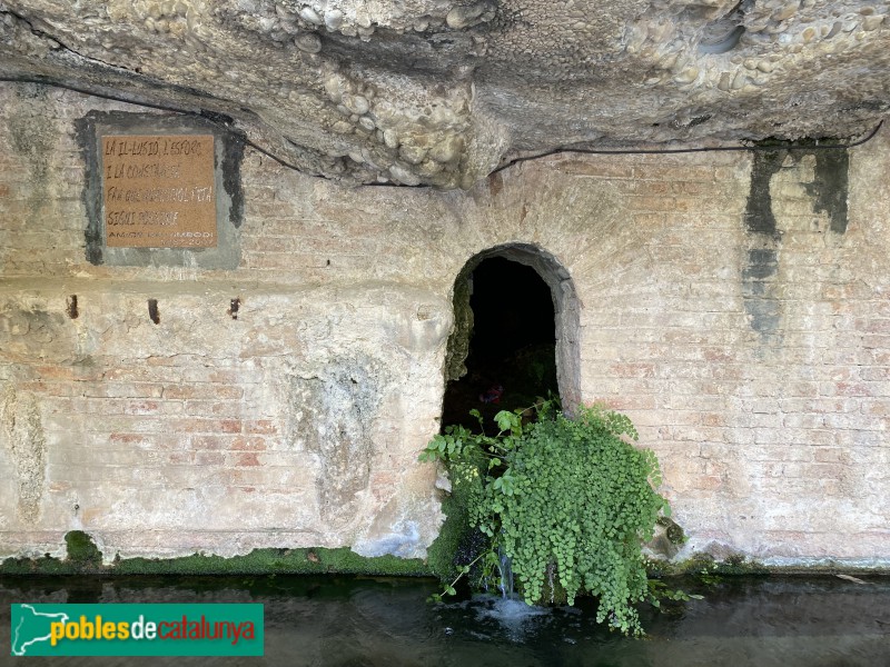 Vimbodí - Font i safareig del Gorg (Foto: Albert Esteves, 2021) Vimbodí - Font i safareig del Gorg