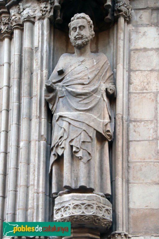 Barcelona - Santa Maria del Mar. Portalada (Foto: Albert Esteves, 2021) Barcelona - Santa Maria del Mar. Portalada