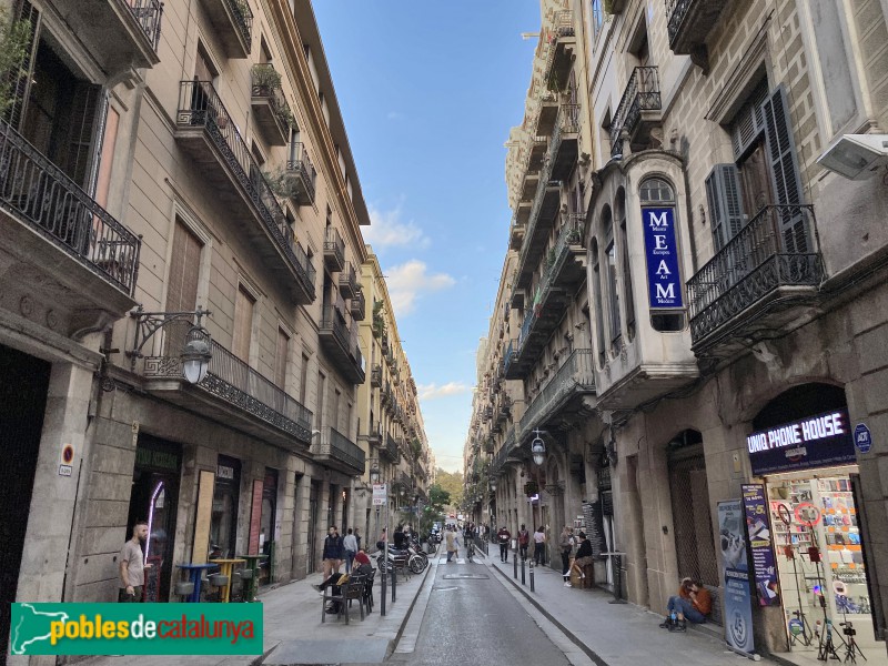 Barcelona - Carrer Princesa (Foto: Albert Esteves, 2021) Barcelona - Carrer Princesa