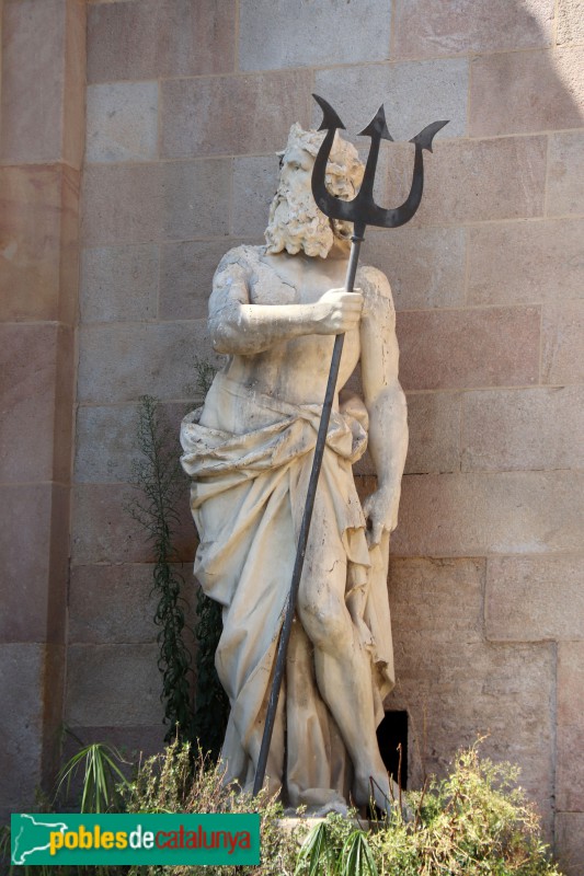 Barcelona - Parc de la Ciutadella. Cascada. Neptú (Foto: Albert Esteves, 2021) Barcelona - Parc de la Ciutadella. Cascada. Neptú