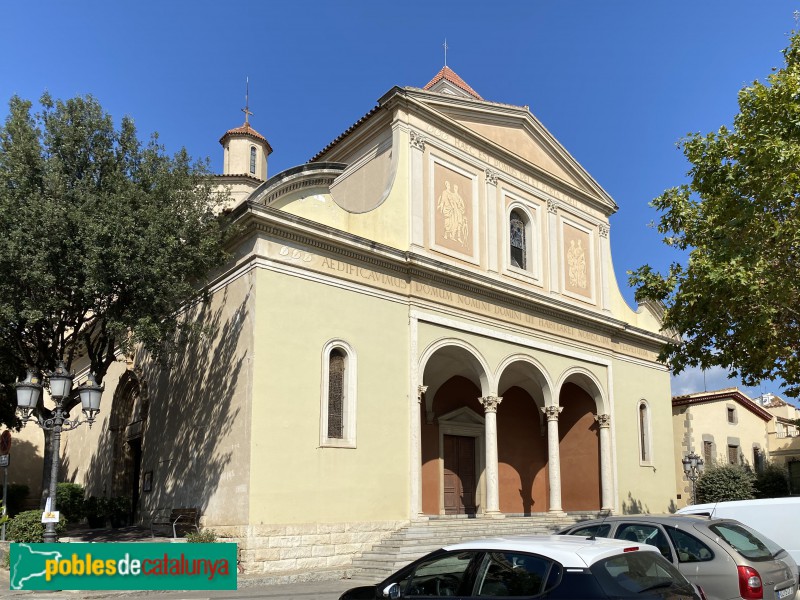 Vilassar de Dalt - Església de Sant Genís (Foto: Albert Esteves, 2021) Vilassar de Dalt - Església de Sant Genís