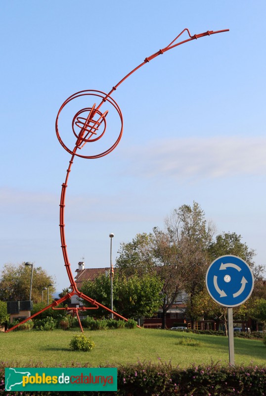 Vilassar de Dalt - Escultura de la Rotonda (Foto: Albert Esteves, 2021) Vilassar de Dalt - Escultura de la Rotonda