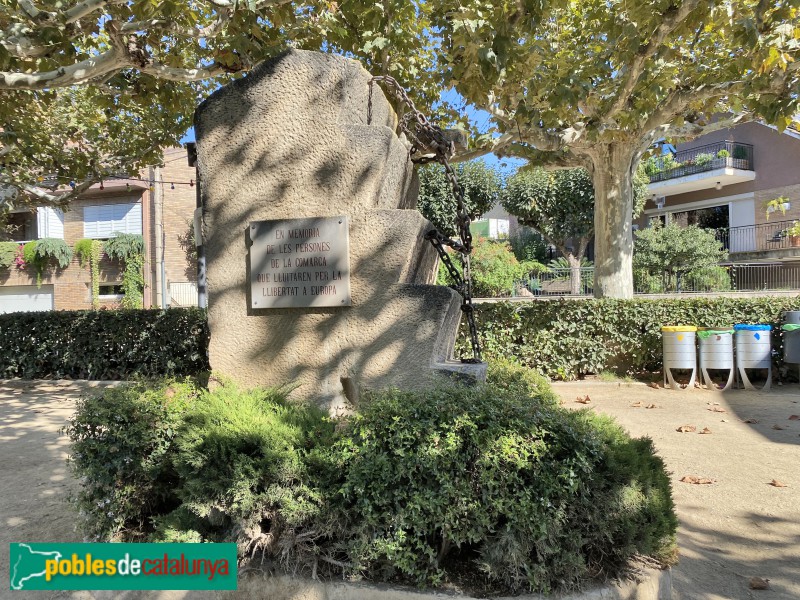 Les Borges Blanques - Parc del Terrall. Monument a les víctimes de Mauthausen (Foto: Albert Esteves, 2021) Les Borges Blanques - Parc del Terrall. Monument a les víctimes de Mauthausen