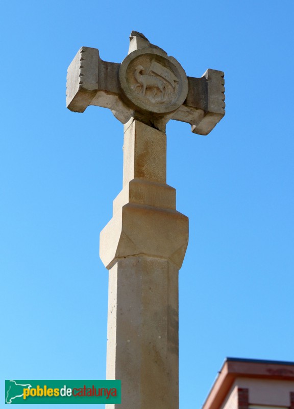 Les Borges Blanques - Creu de terme (Foto: Albert Esteves, 2021) Les Borges Blanques - Creu de terme