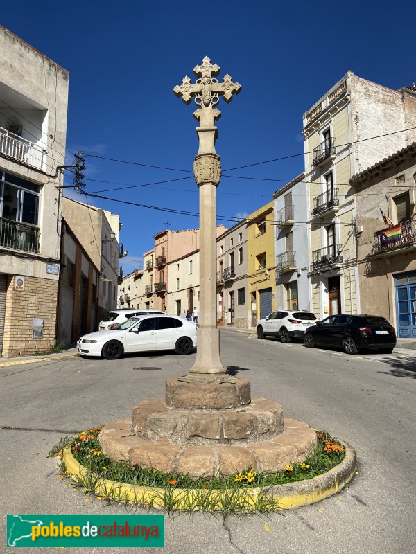 Abrera - Creu de terme (Foto: Albert Esteves, 2021) Abrera - Creu de terme