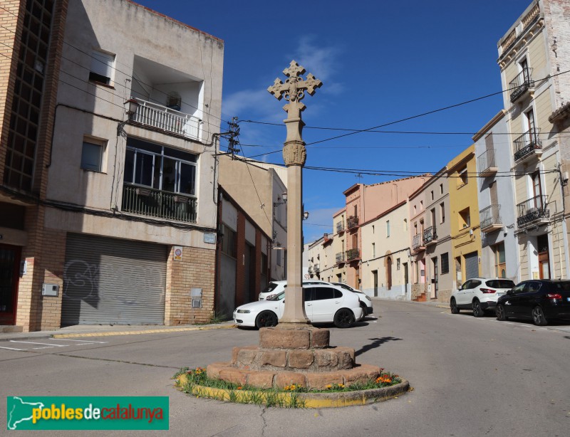 Abrera - Creu de terme (Foto: Albert Esteves, 2021) Abrera - Creu de terme