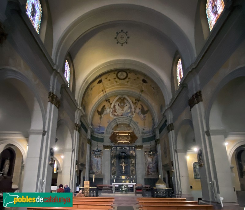 Gelida - Església parroquial de Sant Pere (Foto: Albert Esteves, 2021) Gelida - Església parroquial de Sant Pere